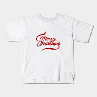 Christmas text Kids T-Shirt